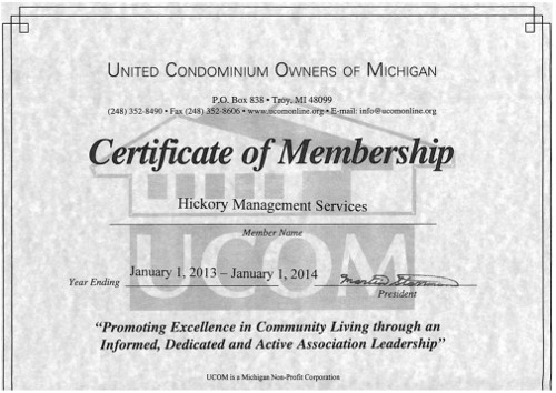 United Condominium Owners of Michigan